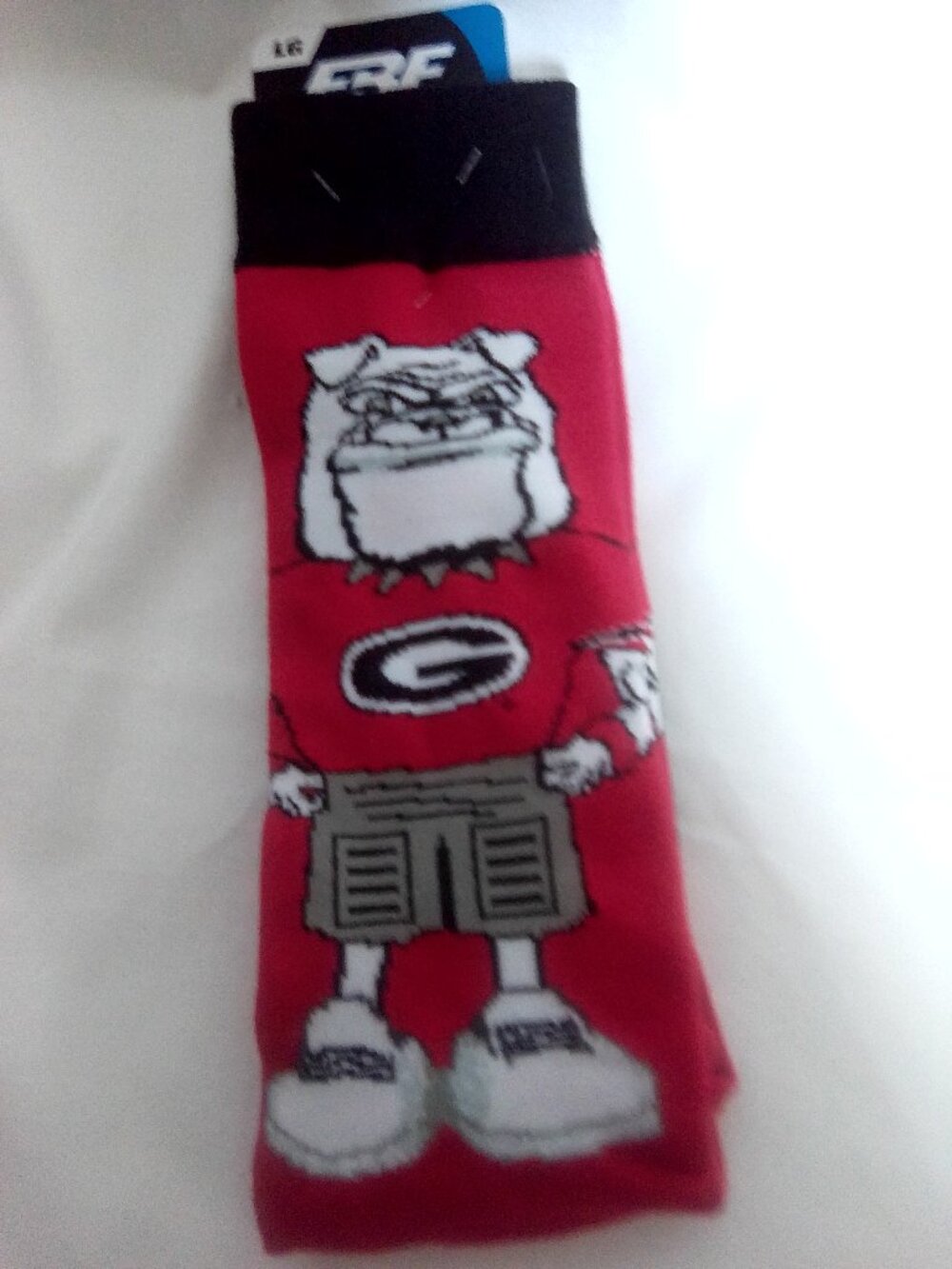 FBF ORIGINALS Georgia Bulldogs socks Large NWT